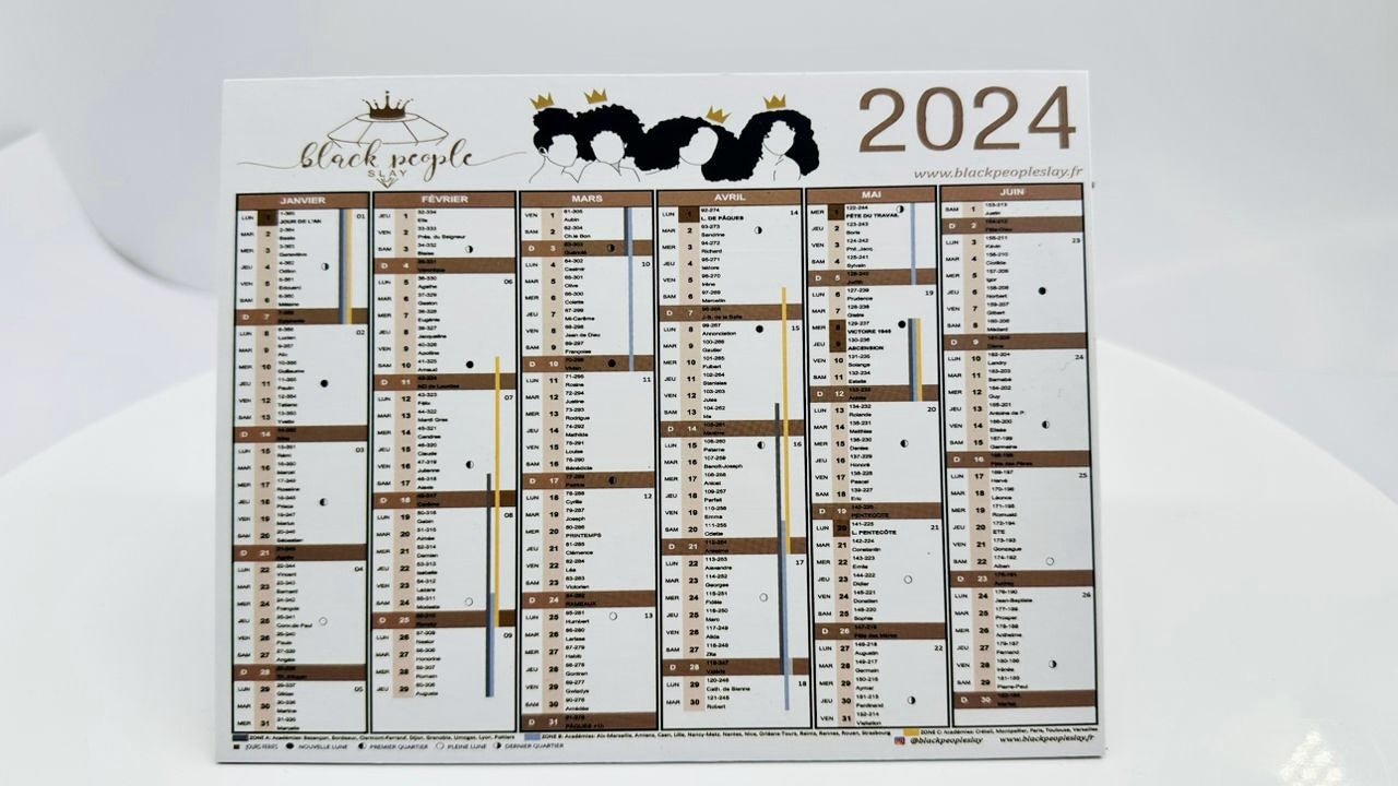 Mini calendrier 2024