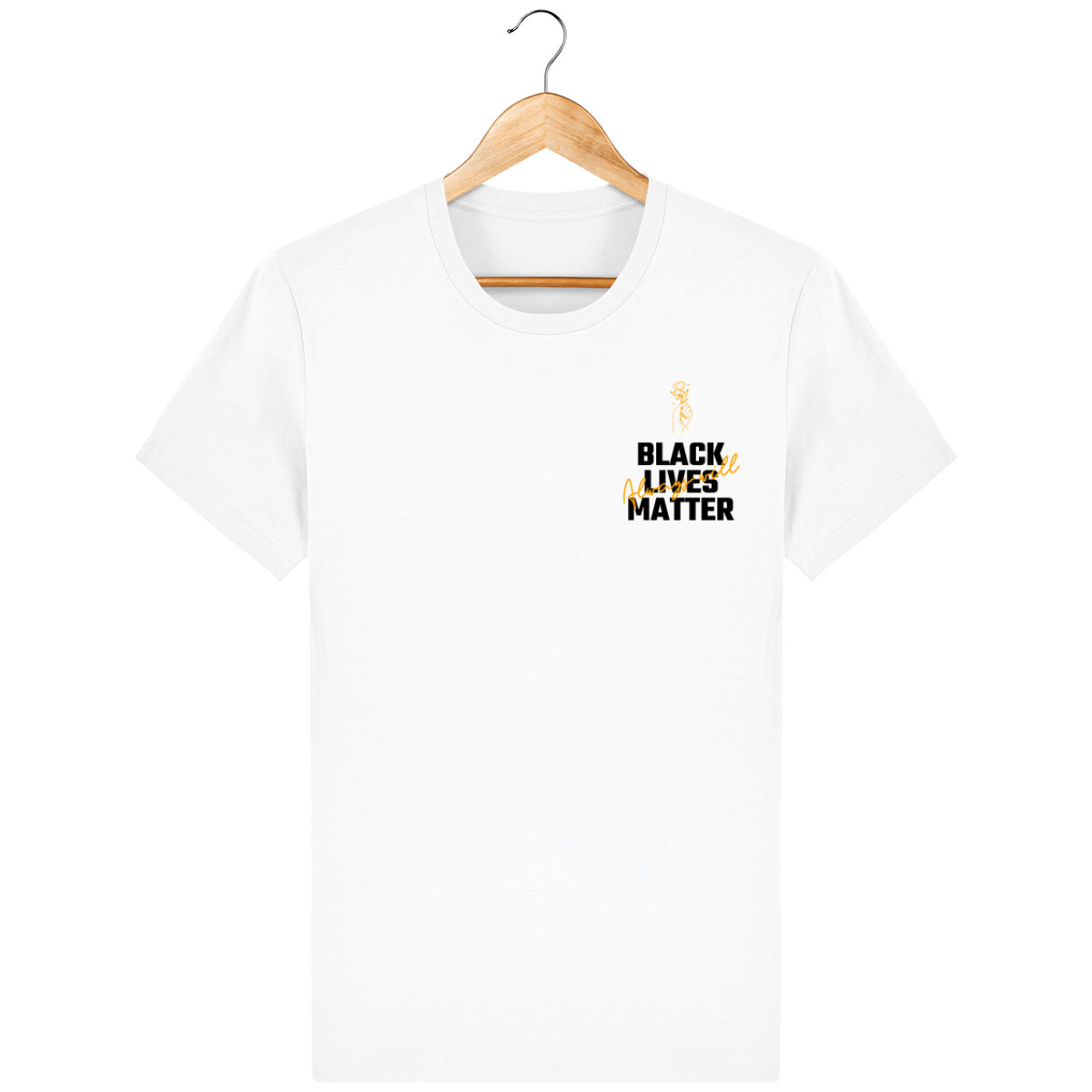 T-shirt BLM - Yellow Details