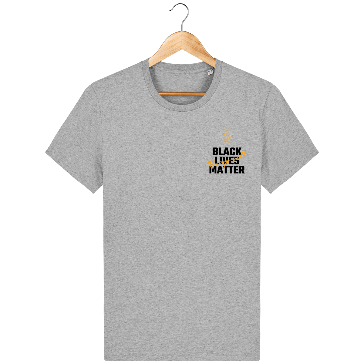 T-shirt BLM - Yellow Details