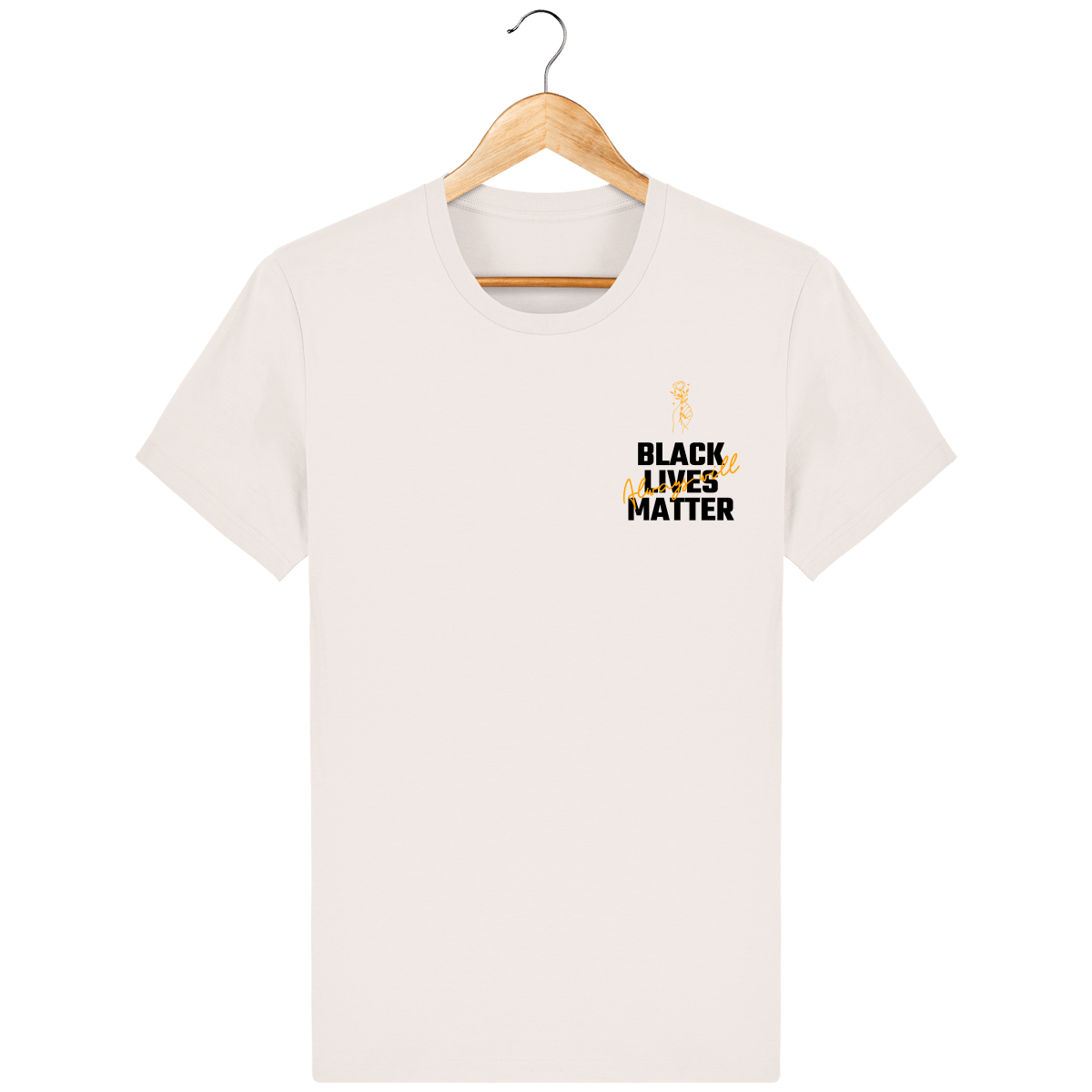T-shirt BLM - Yellow Details