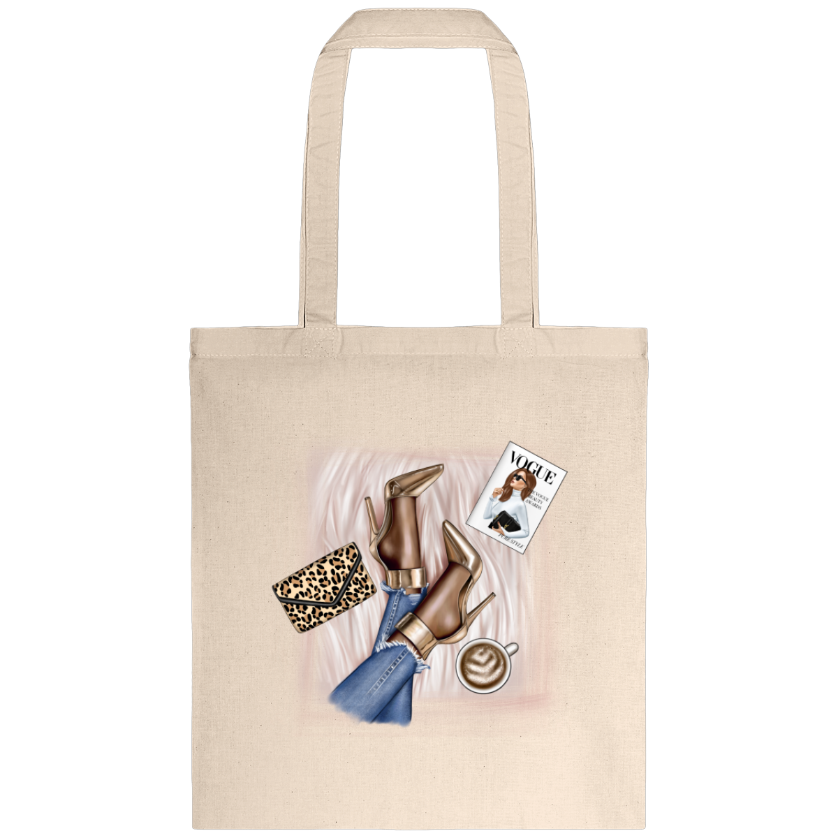 Totebag Gold Heels