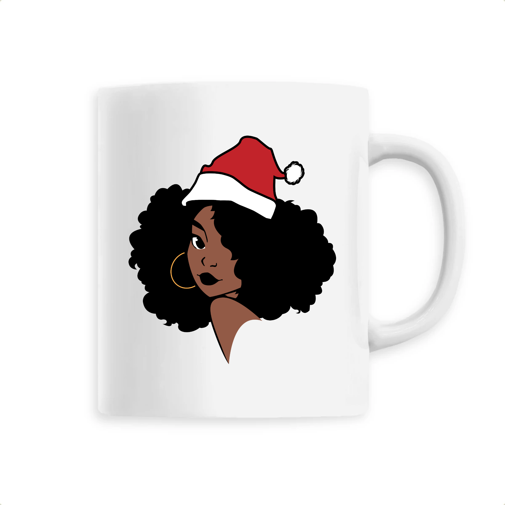 Mug Afro Santa #1