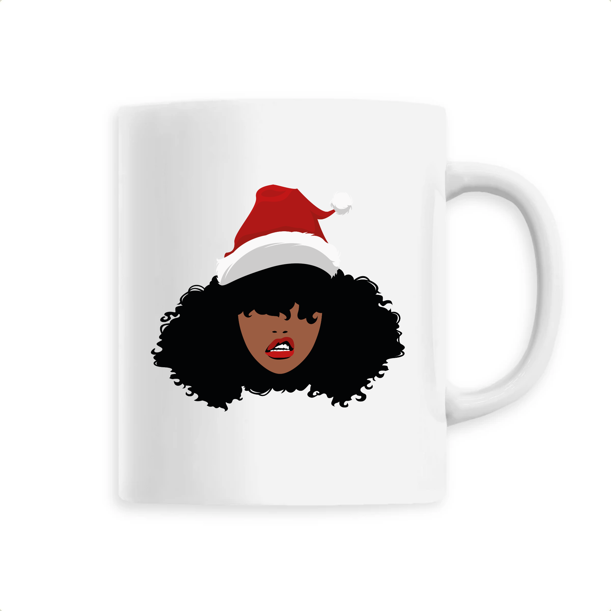 Mug Afro Santa #2
