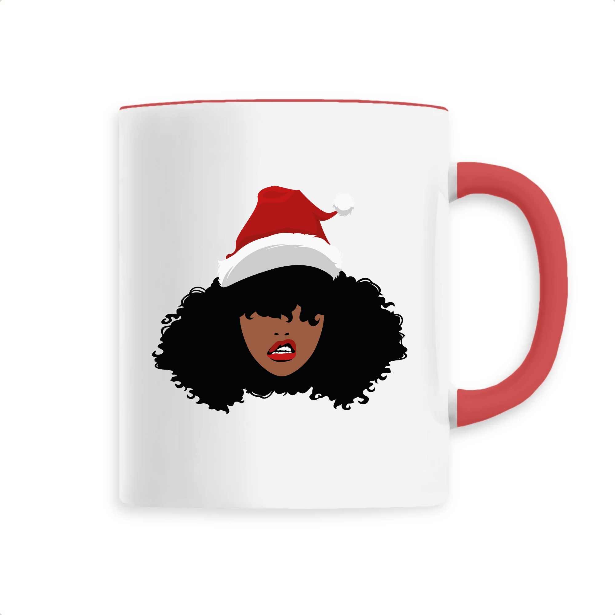 Mug Afro Santa #2